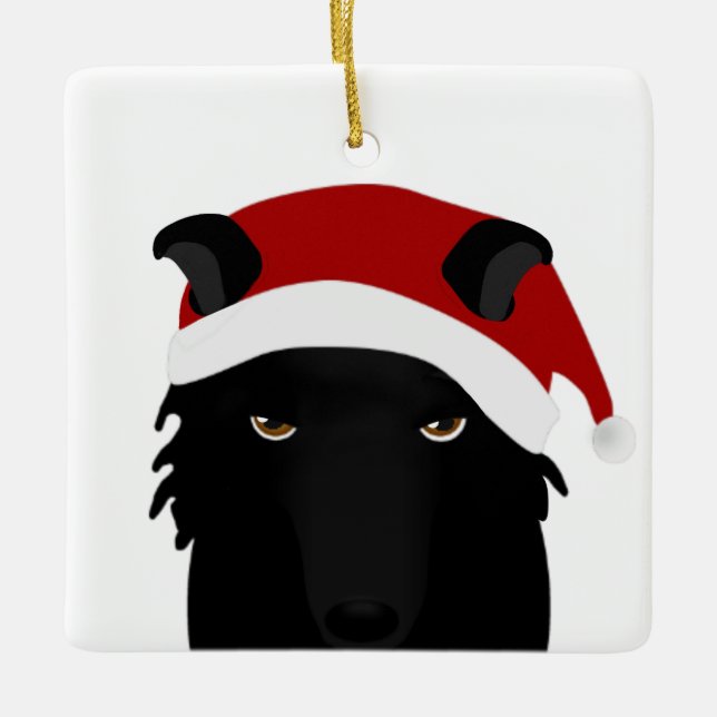 Wolfie Holiday Ornament (Vorderseite)