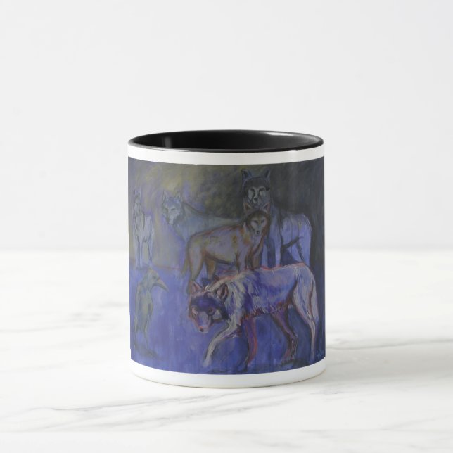 Wolfkunst-Tasse Tasse (Zentrum)