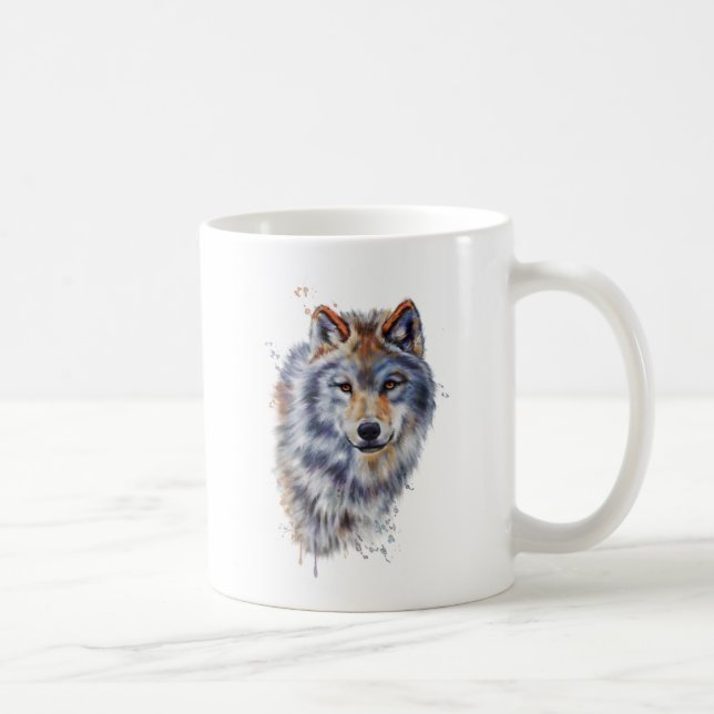Wolfkunstentwurf Kaffeetasse (Rechts)