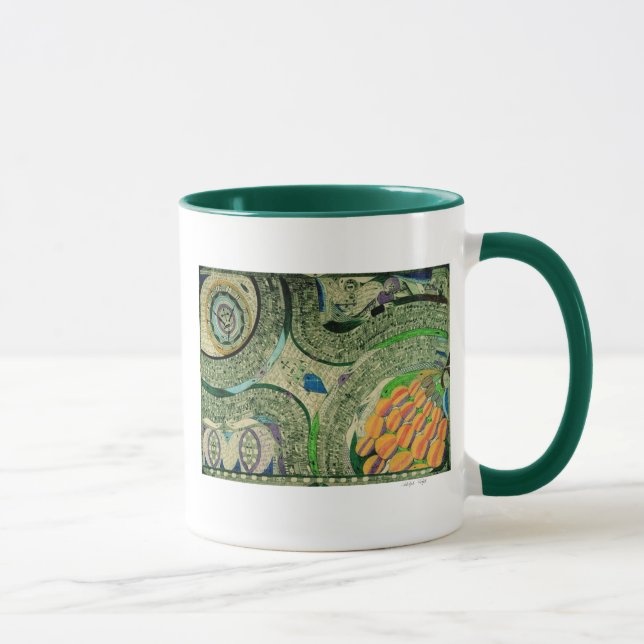 Wölfli "Maria-Schloss-" schöne Kunst Tasse (Rechts)