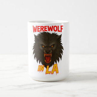 Wolfman in LA Vintag Horror tee Kaffeetasse