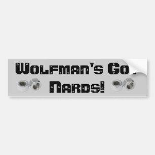 Wolfmans got NARDS! Autoaufkleber