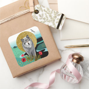 WOLFMOON AURA - Aufkleber in 2 Größen