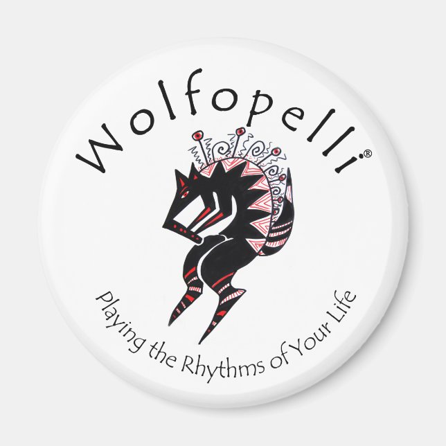 Wolfopelli 3 magnet (Vorne)
