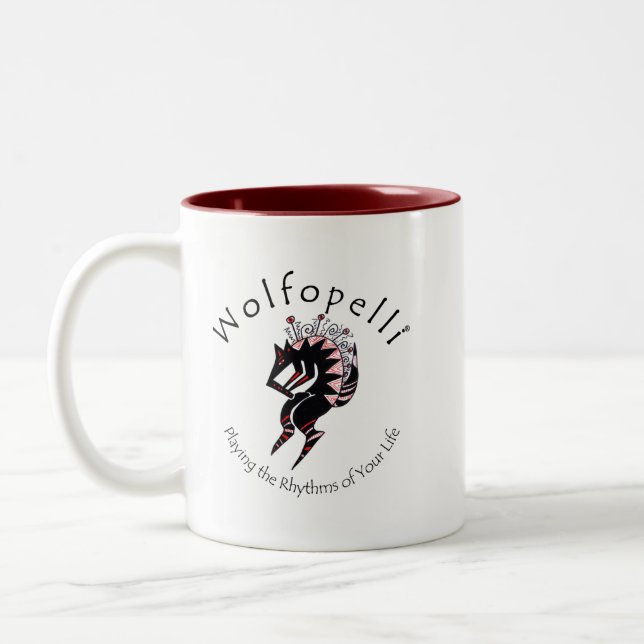 Wolfopelli 3 zweifarbige tasse (Links)