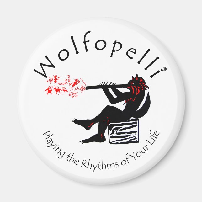Wolfopelli 9 magnet (Vorne)