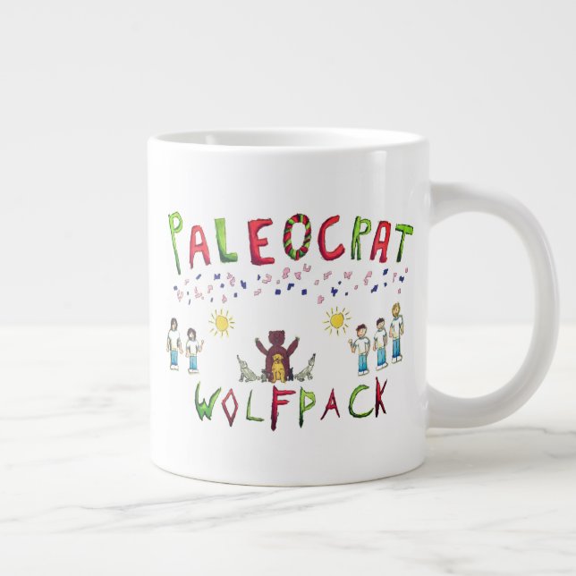 Wolfpack-Tasse Jumbo-Tasse (Rechts)