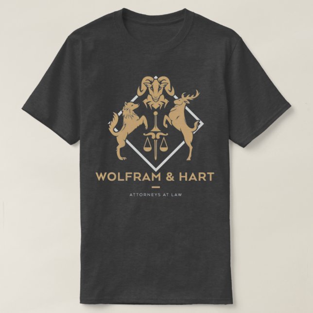 Wolfram Hart T-Shirt (Design vorne)