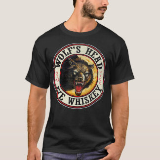 Wolfs Head Rye Holzmuster beängstigt T-Shirt