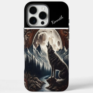 Wolfs Mondlicht-Howl iPhone 16 Pro Max Hülle