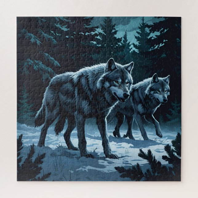 Wolfs-Puzzle Puzzle (Vertikal)