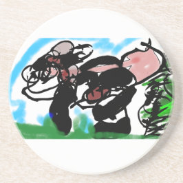 Wolfsart Getränkeuntersetzer