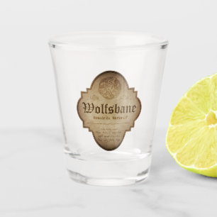 Wolfsbane Werewolf apothececeke Halloween Schnapsglas
