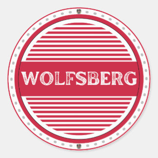 Wolfsberg City Pride Emblem – Österreichische Iden Runder Aufkleber