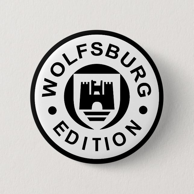 Wolfsburg Edition (schwarz) Button (Vorderseite)