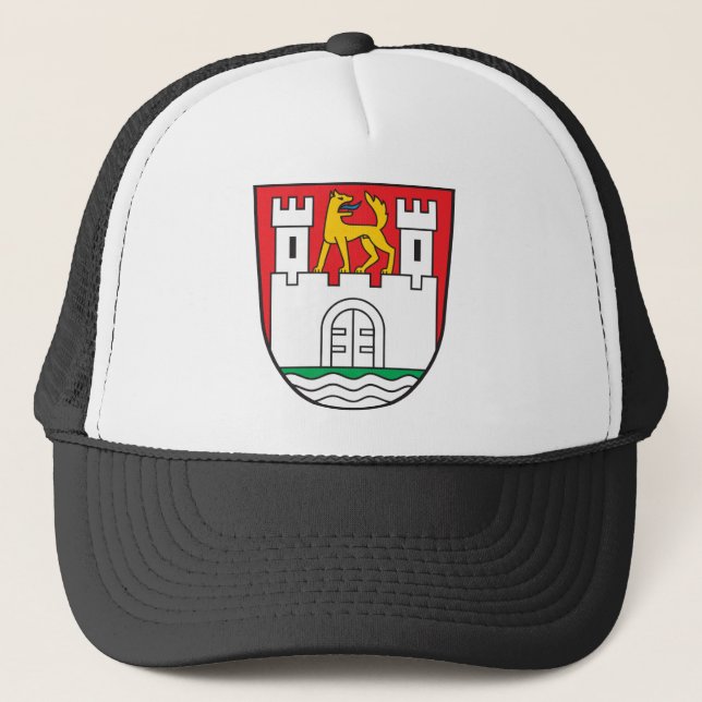Wolfsburg-Wappen Truckerkappe (Vorderseite)