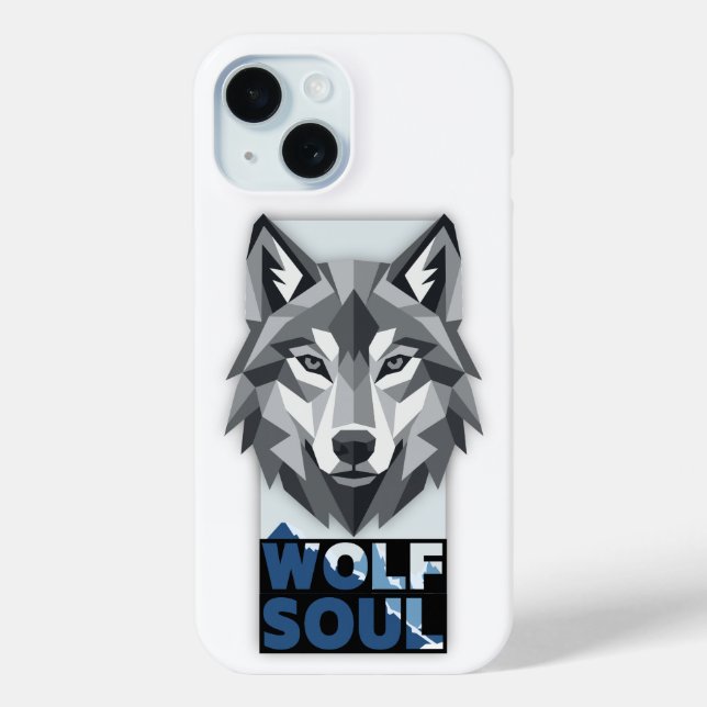 Wolfseele Case-Mate iPhone Hülle (Rückseite)
