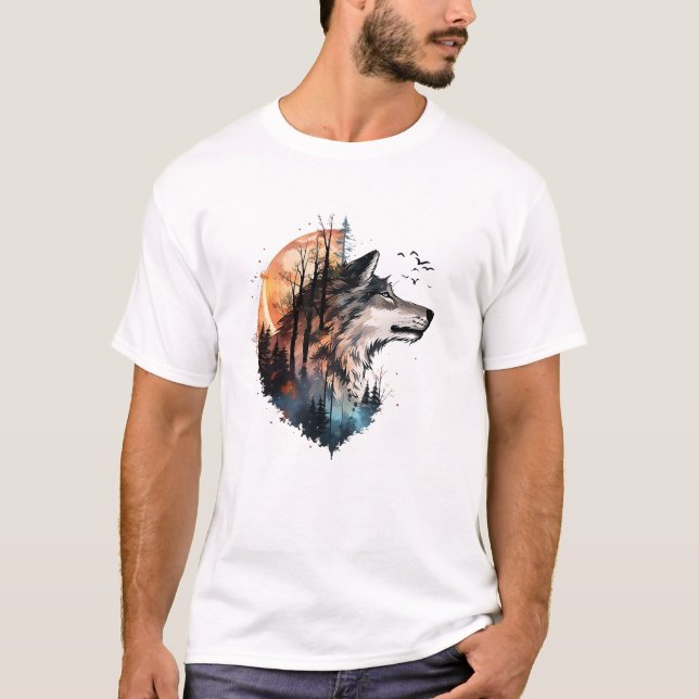 Wolfskopf T-Shirt (Vorderseite)