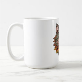Wolfskopf von vorne kaffeetasse