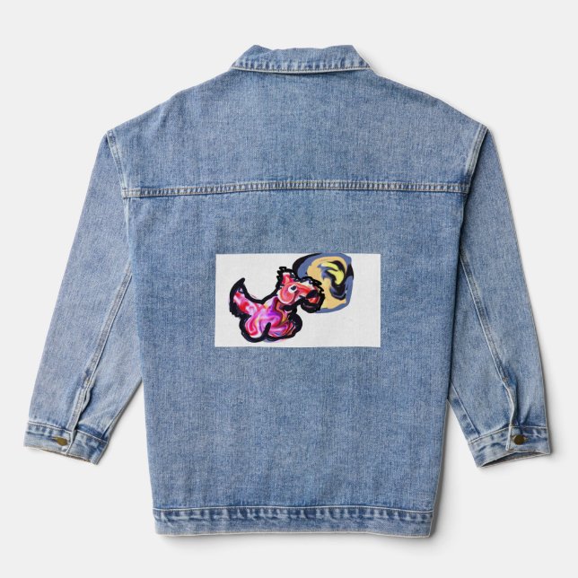 Wolfslichtmond  jeansjacke (Rückseite)