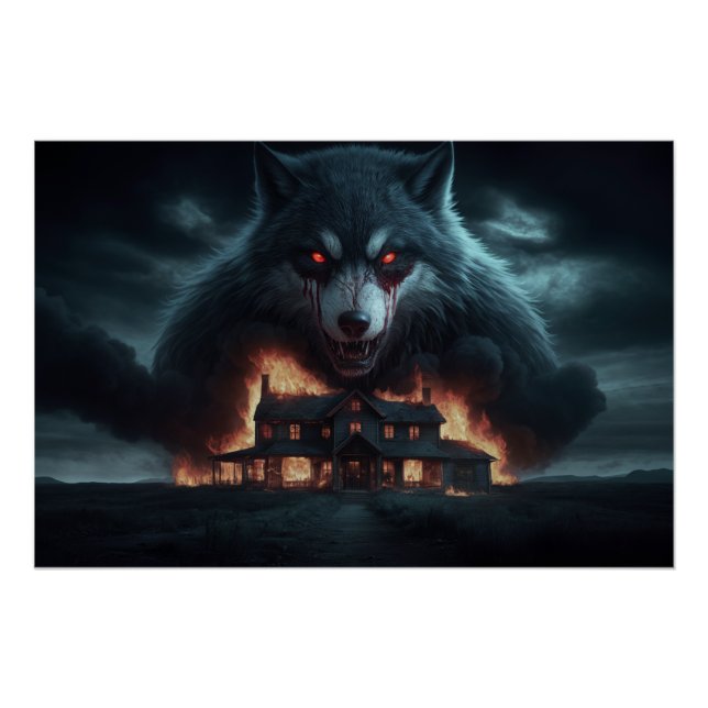 Wolfsposter 06 poster (Vorderseite)