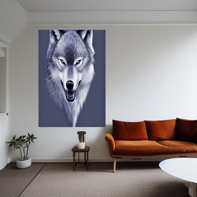 Wolfsprotrait | AI Art Poster (Von Creator hochgeladen)
