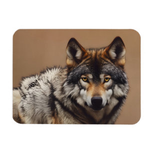 Wolfsprotrait Magnet