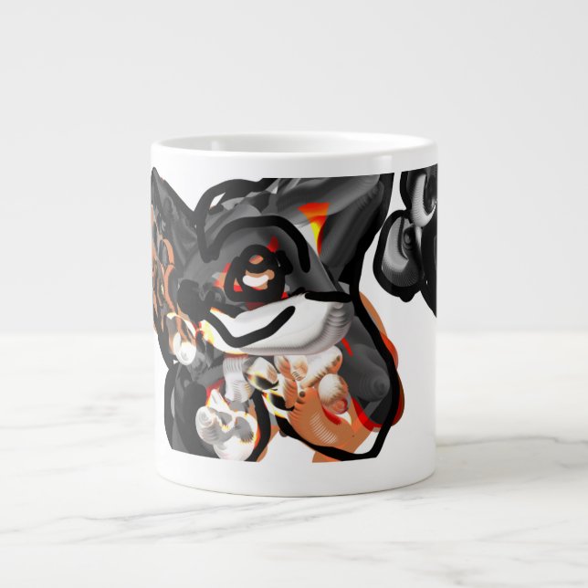 Wolfspucke Jumbo-Tasse (Vorderseite)