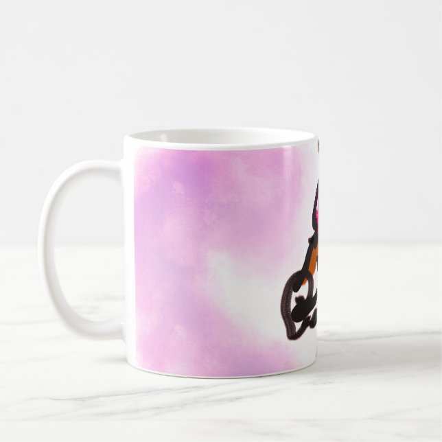 Wolfsrennen im Herbst Kaffeetasse (Links)