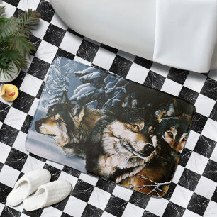 Wolfsrudel Badematte