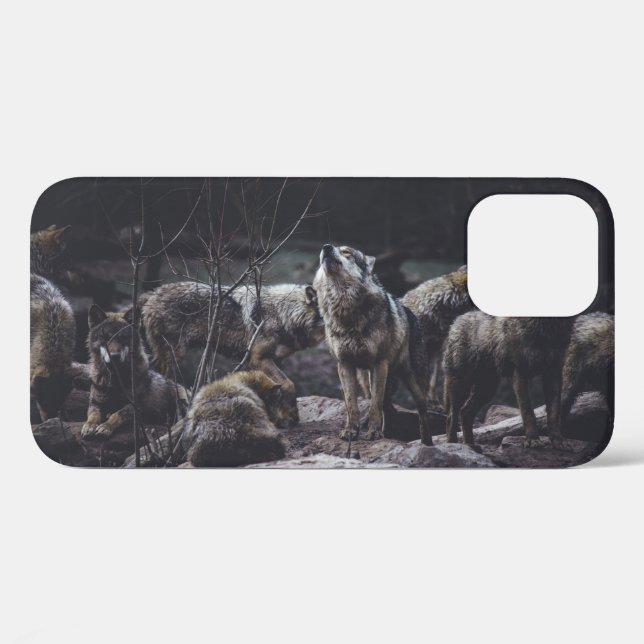 Wolfsrudel Case-Mate iPhone Hülle (Rückseite (Horizontal))
