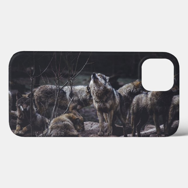 Wolfsrudel Case-Mate iPhone Hülle (Rückseite (Horizontal))