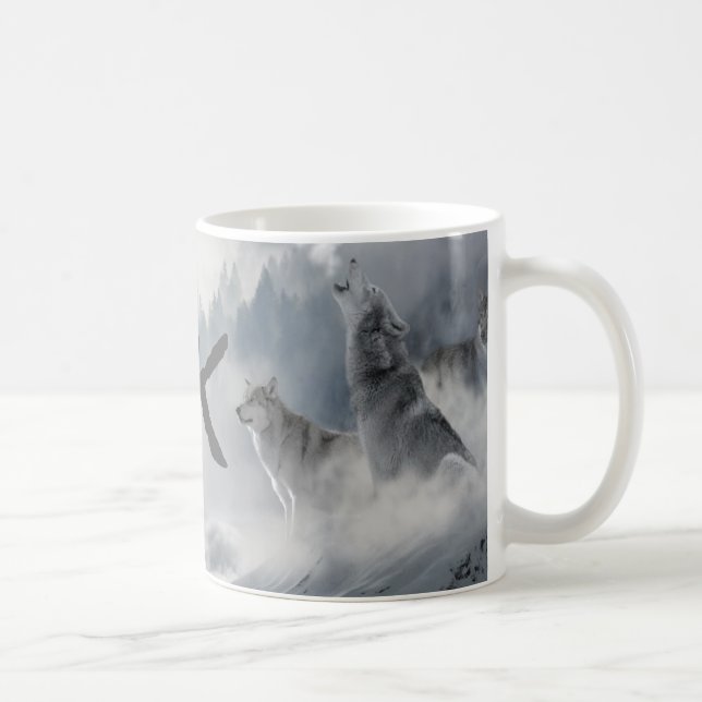 Wolfsrudel Kaffeetasse (Rechts)
