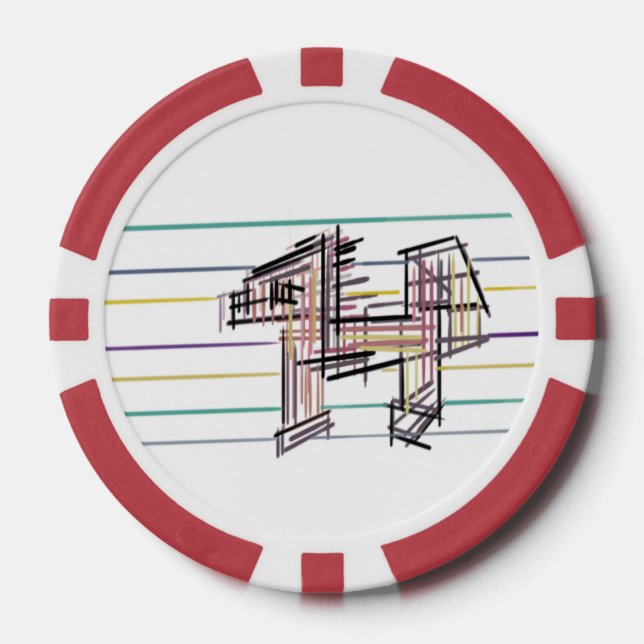 Wolfssommerfreude  pokerchips (Vorderseite)