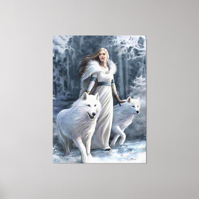 Wolfstochter Leinwanddruck (Vorderseite)