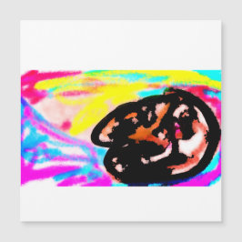 Wolfsuntergang wild magnetkarte