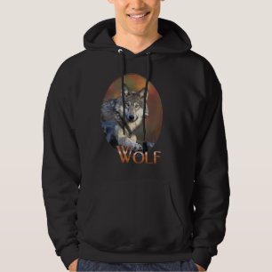Wolfswölfe canis+lupis Liebhaber Hoodie