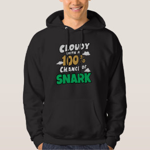 Wolke 100 Chance auf Sonnenschein Wetter Spaß Mete Hoodie