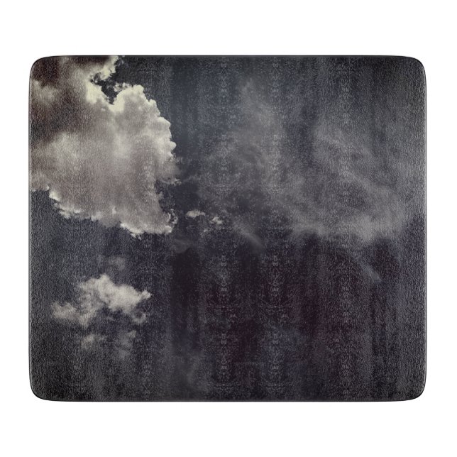 Wolke im Metallstil Schneidebrett (Vorderseite)