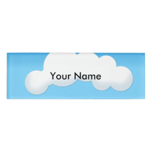 Wolke Namenschild