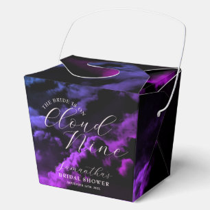 Wolke neun Schwarze himmlische Galaxie Junggeselli Geschenkschachtel