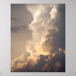 Wolke unter Kopf Wolke Himmel Sturmwolken Wolken Poster