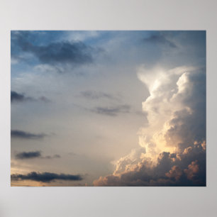 Wolke unter Kopf Wolke Himmel Sturmwolken Wolken Poster