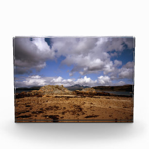 Wolke zieht über Blabheinn Isle of Skye Schottland Fotoblock