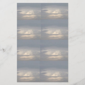Wolken 1 Geschosse Briefpapier