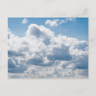 Wolken-388922 SCHÖNE SKY NATURE BLAUE WHITE CLOU Postkarte
