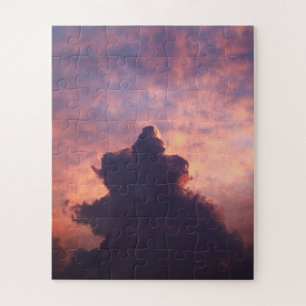 Wolken am Himmel bei Sonnenuntergang Puzzle