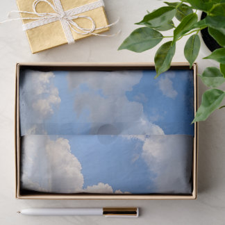 Wolken am Himmel Fotografie Tissue-Papier Seidenpapier