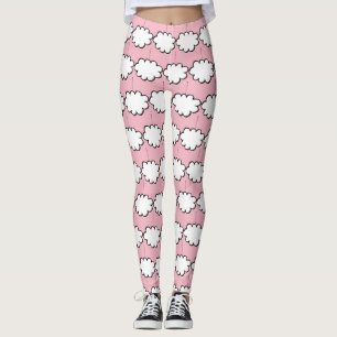 Wolken an Schnüren Leggings