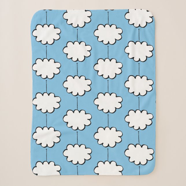 Wolken an Schnüren Sherpadecke (Vorderseite)